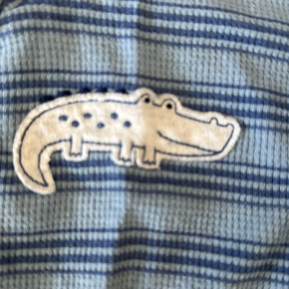 Just One You by Carter’s Blue Alligator Snap Footie Sleeper Baby 3M